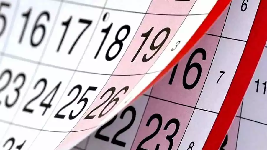 Calendario de feriados