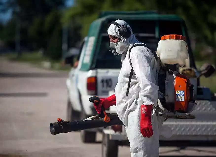 Trabajos de fumigación