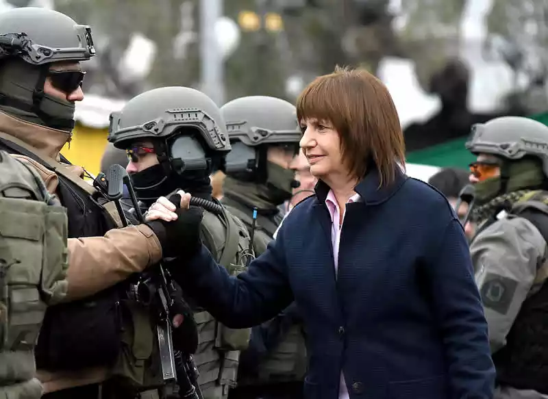 Ministra de seguridad Patricia Bullrich