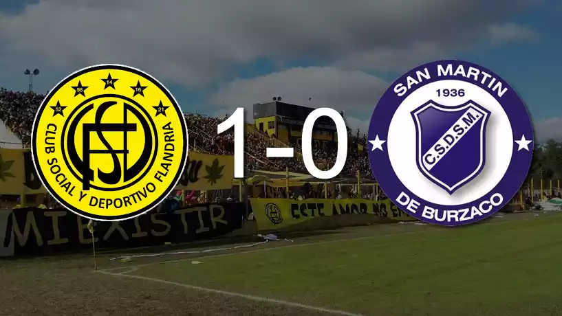 Flandria consiguió su primer triunfo ante San Martín