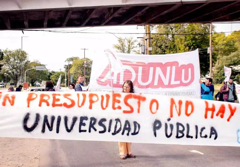 paro de docentes universitarios