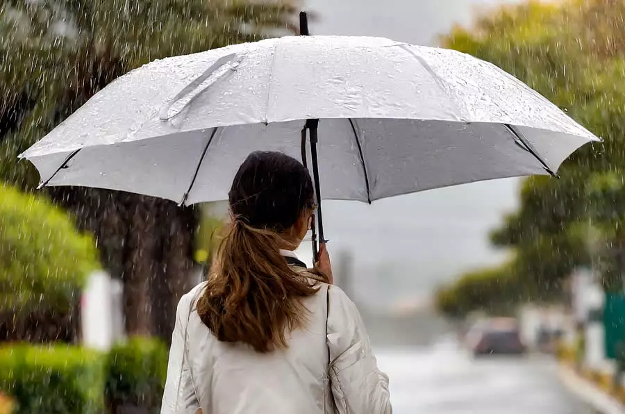 Aviso de lluvia del SMN