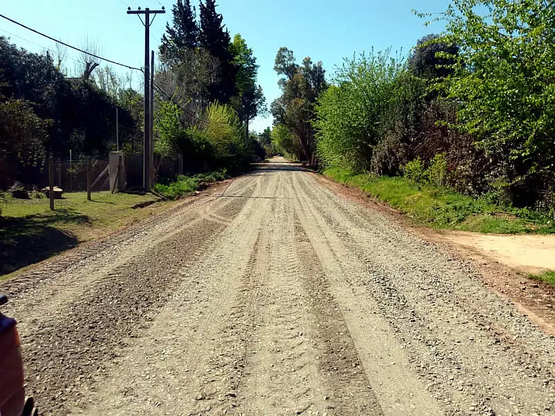 Trabajo vial Valle Verde