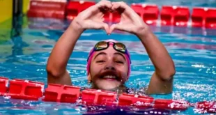 Laila Chaín, la joven promesa de la natación