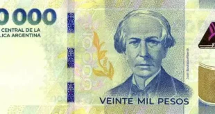 billetes de 20 mil pesos