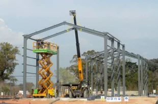 continuación de las obras del basural