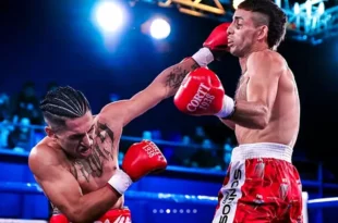 En su debut en el campo rentado, Pereyra obtuvo su primera victoria,