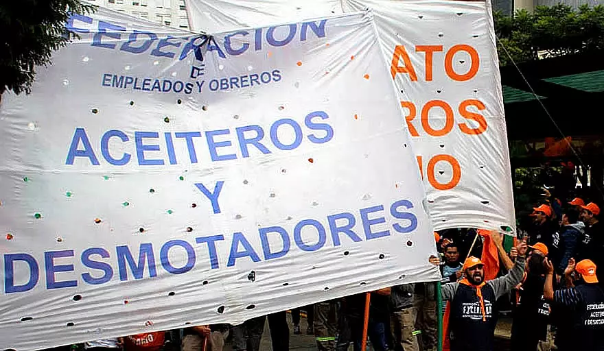 Trabajadores aceiteros