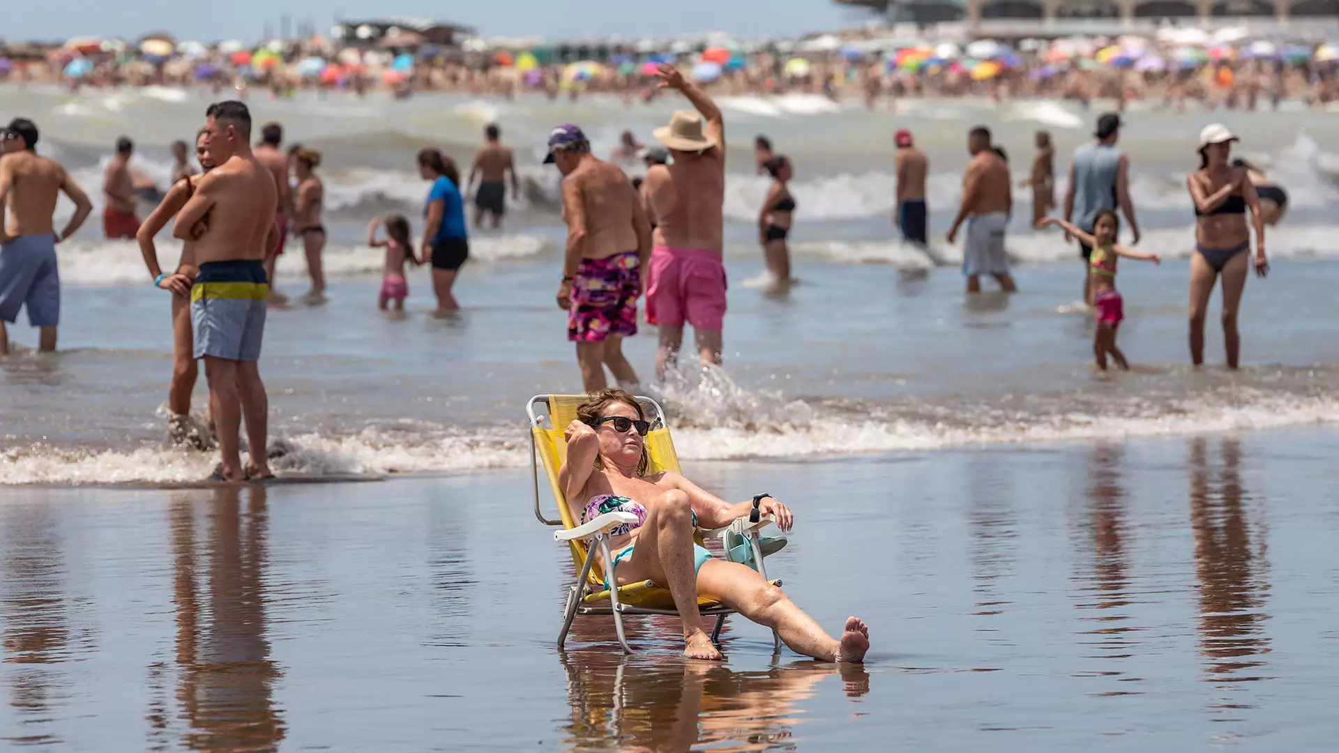 Calor en la playa