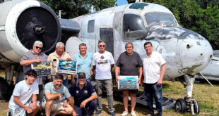 Recuperación del avión histórico de Malvinas