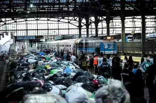 Tren solidario con donaciones para Bahía Blanca
