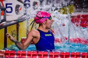 Laila Chaín, Reina del Agua en el mundial escolar sub 15