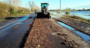 Vialidad trabaja en las rutas