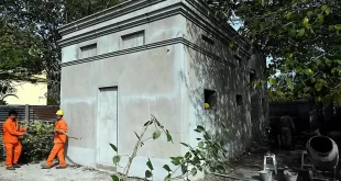 Obra de remodelación de los baños públicos