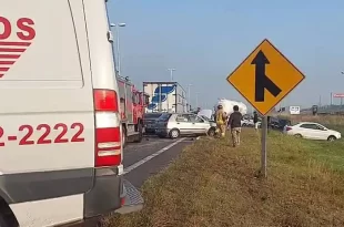 Accidente en la ruta 7