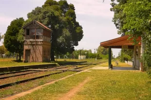 Cortínez Aniversario ferrocarril