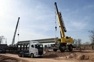 Avanza las obras del Puente de Los Huesos