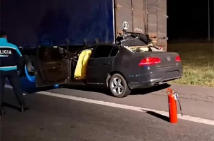 Tragedia en la AU5: un hombre murió en un siniestro vial cerca del Peaje de Olivera 6 hombre murió en un siniestro vial