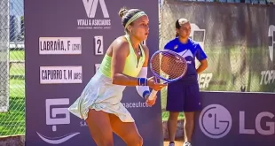 Capurro Taborda se impuso en el torneo de tenis ITF W15