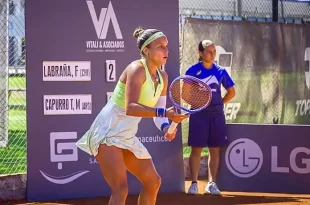 Capurro Taborda se impuso en el torneo de tenis ITF W15