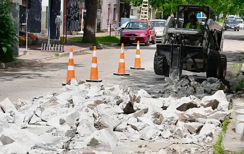trabajos de mantenimiento y bacheo