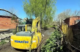 saneamiento del arroyo Lanusse