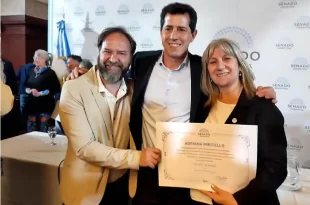 Profesora lujanense homenajeada en el Senado por su trayectoria en la educación técnica 4 Profesora lujanense Adriana Miritello