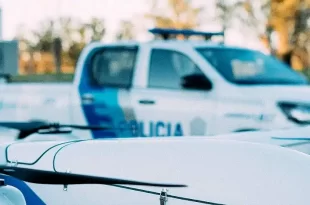 policía acudió al lugar del robo