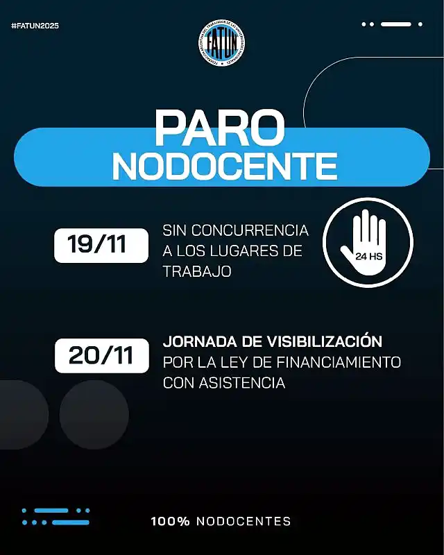 Nuevo paro de universitarios de 24 horas para este miércoles 1 paro Universitarios