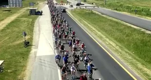 peregrinación ciclista a Luján