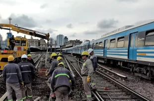 potencia eléctrica para el tren sarmiento