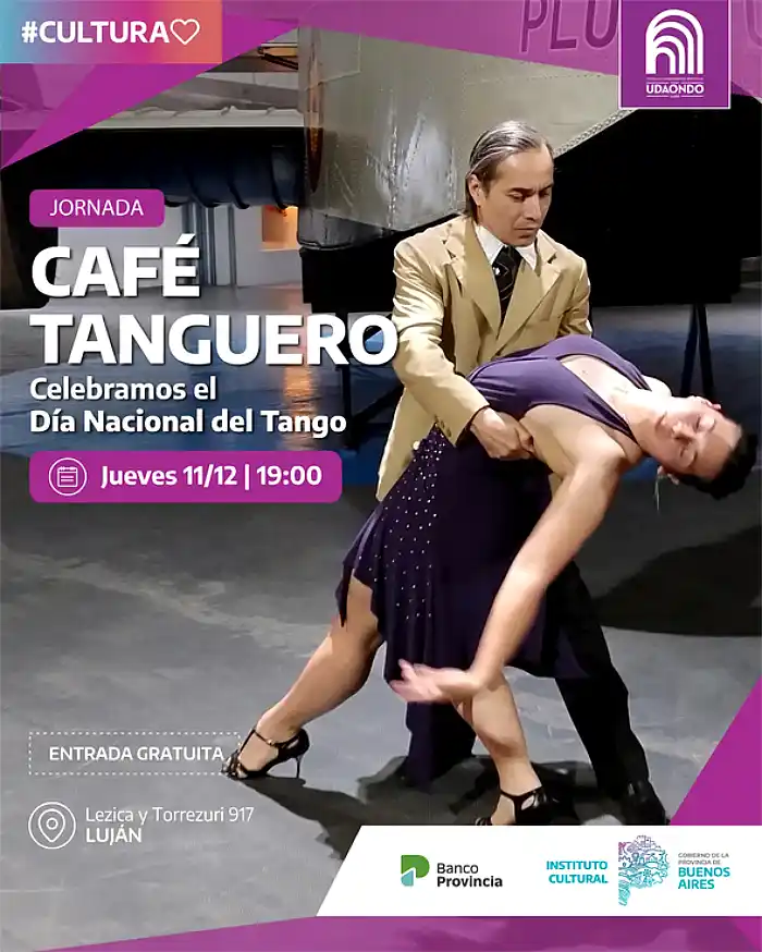 Café Tanguero en el Udaondo para celebrar el Día Nacional del Tango 1 Día Nacional del Tango