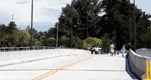 Quedó inaugurado el reformado puente Gogna