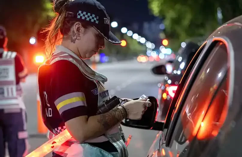 96 casos de alcoholemia en operativos de control vehicular