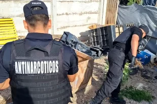 Allanamiento en el San Jorge