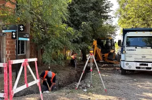 Obra bocacalle Barrio Ameghino
