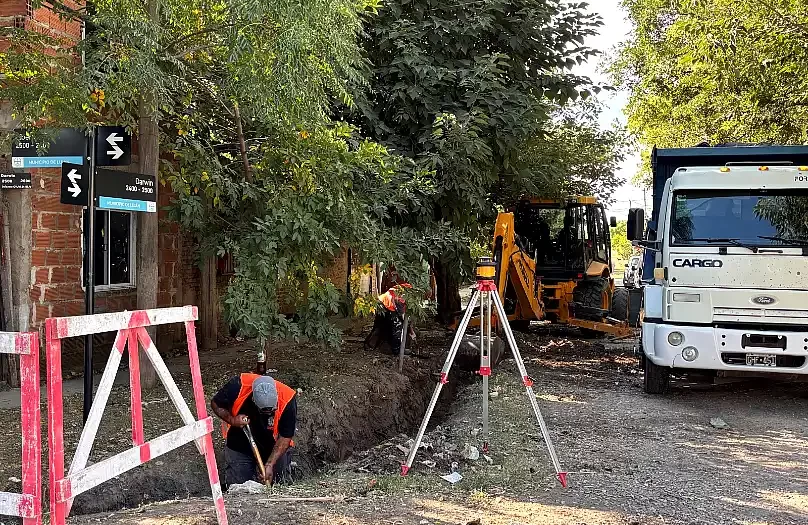 Obra bocacalle Barrio Ameghino