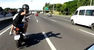 robo de motos en la Autopista