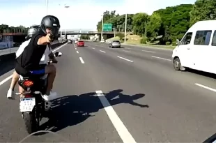 robo de motos en la Autopista
