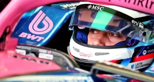 Colapinto en coche de Fórmula 1.