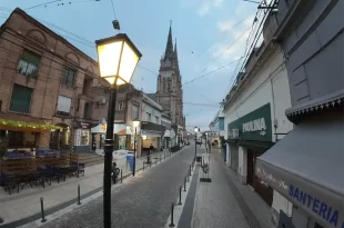 Farolas calle San Martín