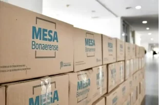 Entrega de alimentos del MESA