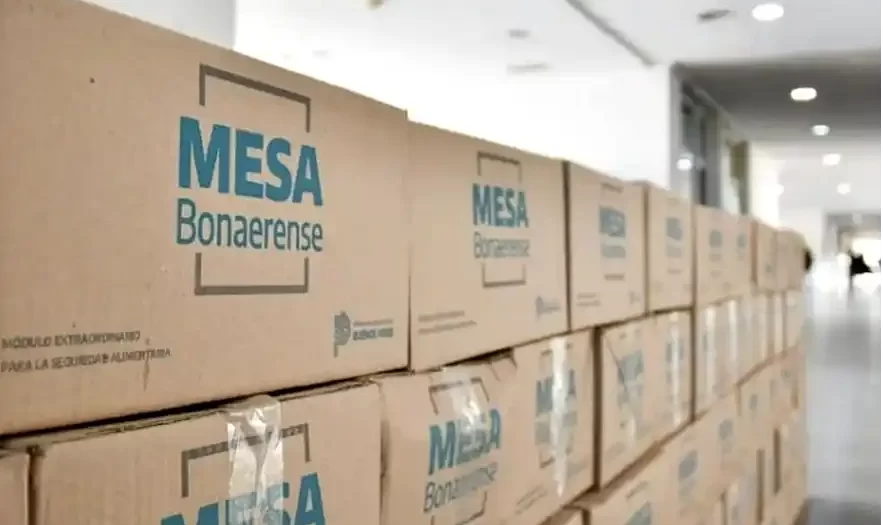 Entrega de alimentos del MESA
