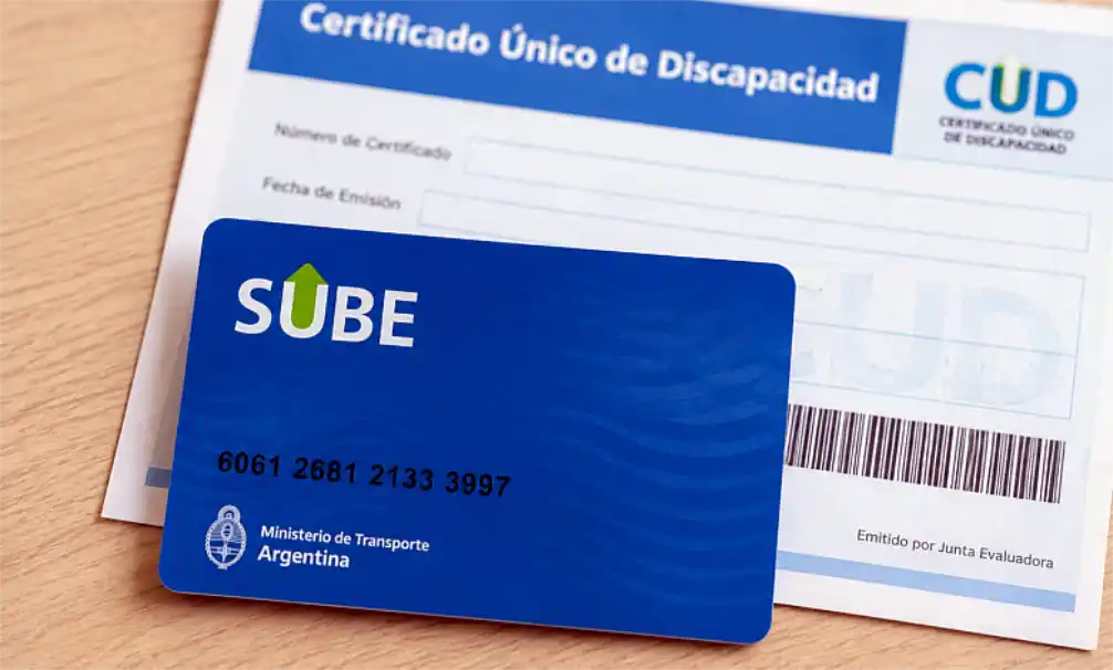 Discapacidad: desde junio se podrá viajar gratis con SUBE en colectivos y trenes 1 sube para discapacidad