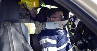 Autopistas del Oeste realizó su primer simulacro