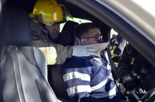 Autopistas del Oeste realizó su primer simulacro