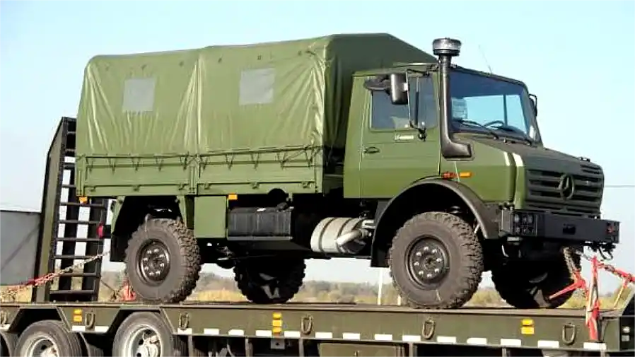 El Ejército Argentino trasladará vehículos militares y la caravana pasará por Luján 1 Traslado de U4000 del ejército