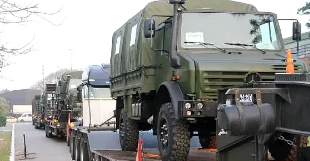 Traslado de U4000 del ejército