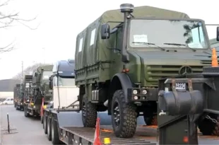 Traslado de U4000 del ejército