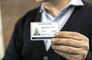 Entregaron 350 pases libres para viajar gratis en Luján